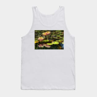 Flowers in a Pond Tank Top